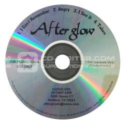 100 Pre-Printed CDR, black on silver, logo and text only, thermal., StorDigital Systems